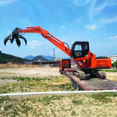 China Construction worksÂ   13.5ton Hydraulic Grab Excavator For Metal Scrap for sale