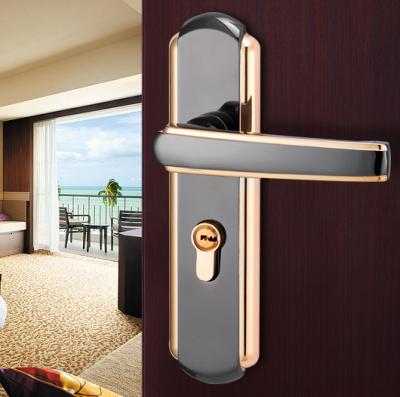 China Zinc Alloy Flat Wood Door Lock Newest High Quality Wooden Doors Security for sale