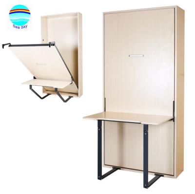 China Adjustable Beds (Size) Murphy Bed With Desk Folding Wall Bed Hardware Kit for sale