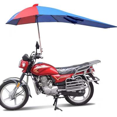 China Minimalist Motorcycle Windproof Electric Scooter Bicycle Motorbike Umbrella For Rain And Sunshade for sale