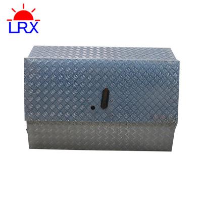 China Aluminum Alloy Toolbox Truck Metal Tool Box Workshop Tool Cabinet Locker Ridged Aluminum Storage Cabinet for sale