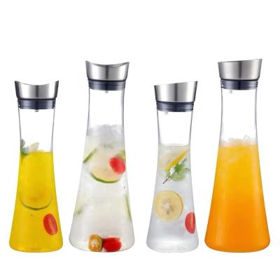 China Contemporary Best Selling Goods Using Juicer Jug Glass1000ml Jug Measure Designer Glass Jug for sale