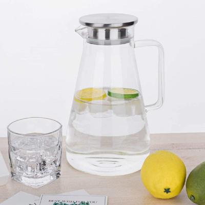 China China Borosilicate Jug 2200ml Glass Water Jug Contemporary Special Hot Selling Glass Jug Classic for sale