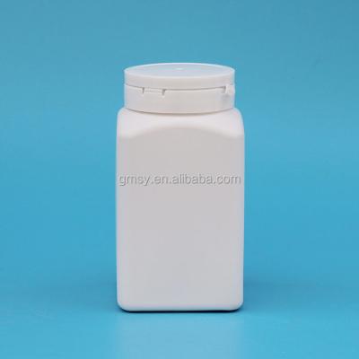 China Widespread use plastic food pharmaceutical pill 500ml pe flat plastic bottle for sale