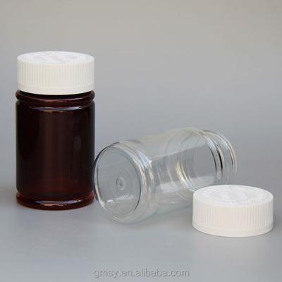 China Hot Selling Medicine Vitamins Tablet PET Plastic Sealing Bottle for sale