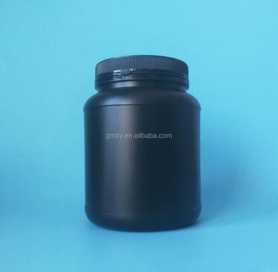 China 1500ml China food supplier HDPE plastic protein container jar for 700-800g for sale