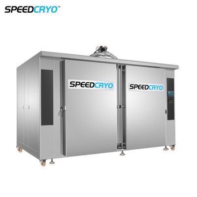 China Liquid Nitrogen Meat Industrial Food Freezer Cabinet IQF Quick Shock French Fries Freezing Machine zu verkaufen