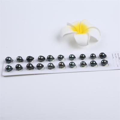 China Jewelry Making 10-12mm Saltwater Tahitian Baroque Drop Beads Loose Bead Pearl for sale