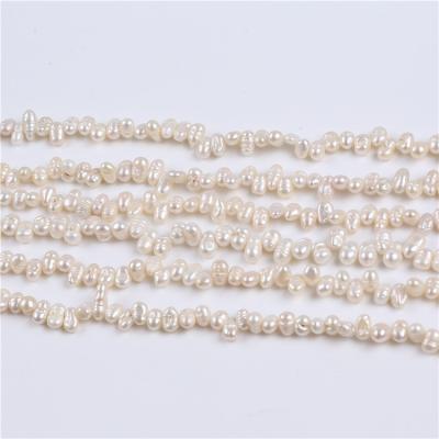 China Low Price 4-5mm Natural Freshwater Wholesale Rice Pearl Baroque Freshwater Pearl Strands for sale