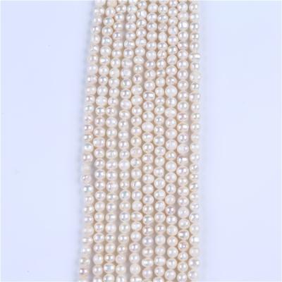 China Low price natural freshwater promotion 7-8mm white pearl potato shape pearl strands for sale for sale