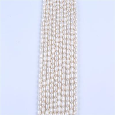 China Real pearl 6-7mm natural freshwater cheap rice pearl strands for sale for sale