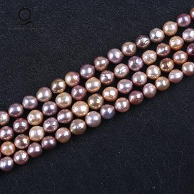 China Edison Shape Loose Fresh Water Pearl AA Pink Pearl 12-16mm Natural Freshwater Pearls Stand for sale