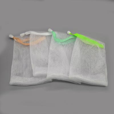 China Household Chinese Factory Price Produce Colorful Mesh Soap Saver Bag Soap Foam Net for sale