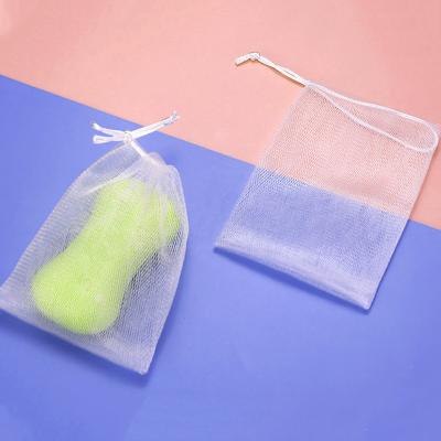 China Household Wholesale Customized Soap Bubble Net Mesh Soap Bubble Net Soap Saver for sale