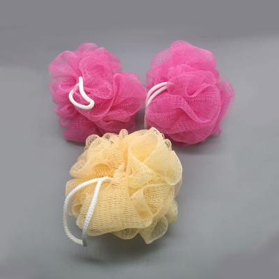 China Durable Customized Durable Soft Mesh Wash Ball Massage Sponge Bath Wash Various Weight for sale