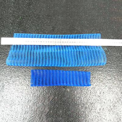 China Packaging Customizing Protective Tubular Plastic Various Size Durable Tube Threads Mesh Sleeve For Bottle Metal Tube Screw for sale