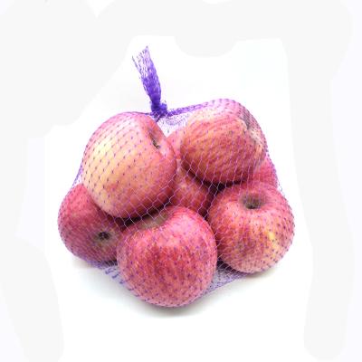 China Hot Selling L60cm Pore Agriculture 80 Mesh Plastic Vegetable Fold Mesh Fruit Packing Fruit Mesh Net Bag for sale