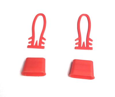 China Standard High Density Plastic PP Sealing Clips Tying Buckle Large Plastic Clips For Mesh Net Bag for sale