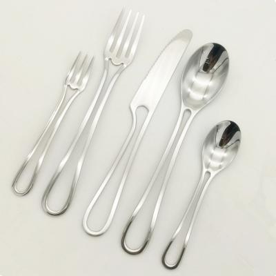 China High Sustainable High Quality Special Design Hanging Mirror Cutlery Set Stainless Steel for sale