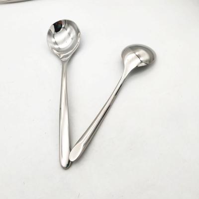 China Viable Stainless Steel Soup Spoon Broth Spoon for sale