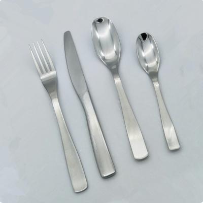 China Sustainable Modern Flatware Set Stainless Steel With Unique Design Of Knife Suitable For European Market for sale