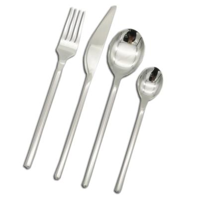 China Durable Forged Handle Round Cutlery Cutlery Set Stainless Steel for sale