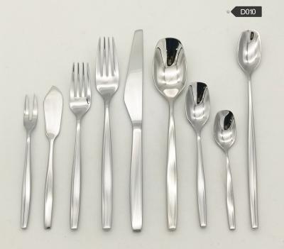 China Durable stylish and high quality durable forged handle cutlery set stainless steel for sale