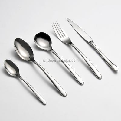 China Sustainable Unique And Elegant Design Hand Forged Stainless Steel Cutlery Set for sale