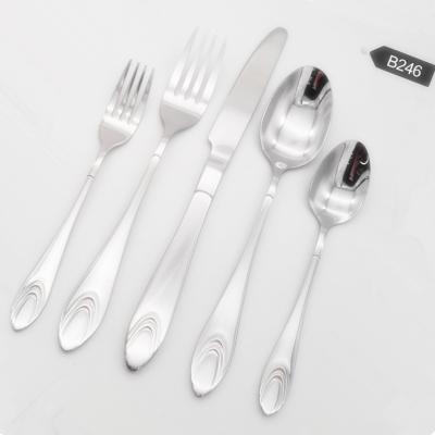 China Pretty Sustainable Gold Plated Cutlery Set Stainless Steel for sale