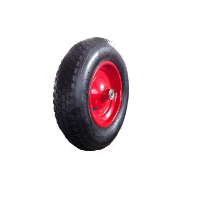 China Pneumatic Manufacture Air Barrow Rubber Inner Tube 16 Inch Drive Wheel Rubber Inflatable Wheels 4.00-8 for sale