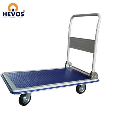 China Storage Platform Hand Truck Trolley Platform Heavy Duty Foldable Steel Hand Truck Platform Hand Truck for sale