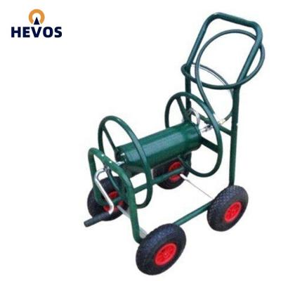 China Adjustable Heavy Duty Planting Wheeled Garden Lawn Water By The Yard Planting Hose Reel Cart for sale