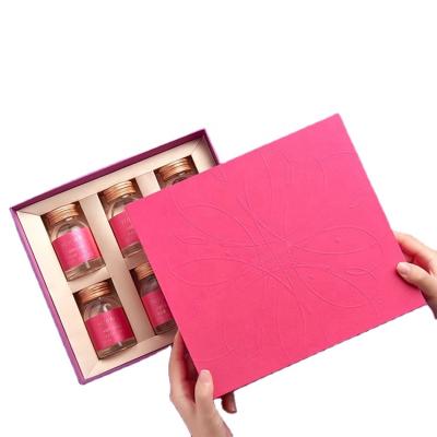 China Recycled Materials Cosmetic Gift Box Manufacturers Custom Cardboard Box Square Top And Bottom Gift Box for sale