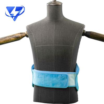 China Custom Rechargeable Heat Refillable Waist Belt Battery EMS Electric Massager Belt With Heat for sale