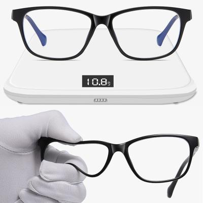 China For TR90 Glass Spring Hinge Optical Frame Filter Gaming Computer Blue Light Blocking Glasses Anti UV400 Reading Glasses for sale