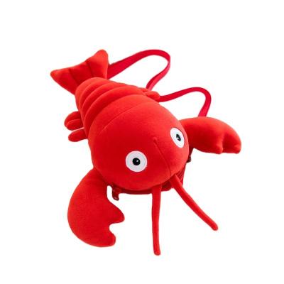 China Original fashionable small children's original waterproof cartoon bag cross coin purse girlfriend birthday gift cute plush lobster bag for sale