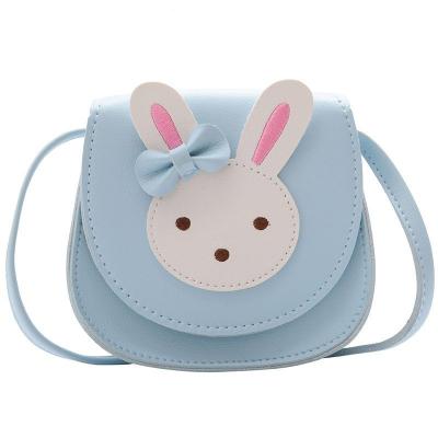 China The new waterproof Korean version of the children's bag cute rabbit girls shoulder cross - body bag fashion princess mini coin accessory bag for sale