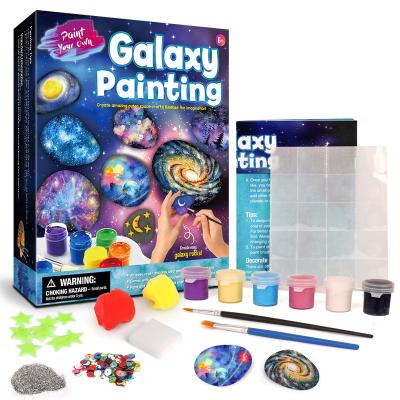 China Improve new product capacity toy painting set wholesale children's graffiti painting stone diy creative handmade educational practical art for sale