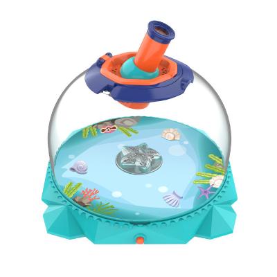 China Educational Science Observation Bucket Insects Animals Catcher Four Times Magnification Telescopic Mirror Waterproof Aquarium Chenghai Toys for sale