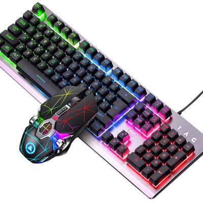 China For Combo Game Cheap Hot Selling Gaming Mouse Good Quality Waterproof Colorful Cable Stock Keyboard for sale