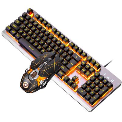 China Best Gaming Keyboard and Mouse Combo RGB Cable Lighting Led Lightweight Gaming Keyboard and Mouse Combos for sale