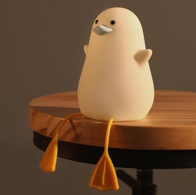 China Wholesale Modern Seagull Animal Led Desk Lamp Kids Night Table Light Led Lamp With Switch Button for sale