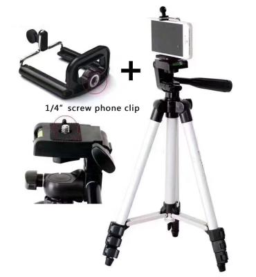 China Foldable Aluminum Flexible Digital Camera Lighting 3110 Stand Tripod for Camera and Smartphone for sale