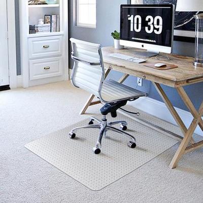 China Non-slip Clear Polycarbonate PVC Office Floor Chair Mats For Carpet for sale