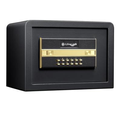 China 250mm Height 3 Bolts Locking Personal Bank Personal Digital Locker Head Office Box High Security Electric Safe Box for sale