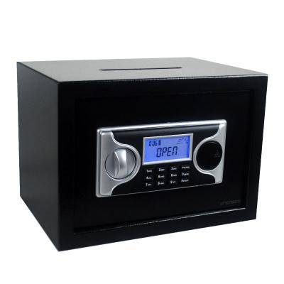 China Metel Steel LCD Steel Display Electronic Safe Compartment With One Slot for sale