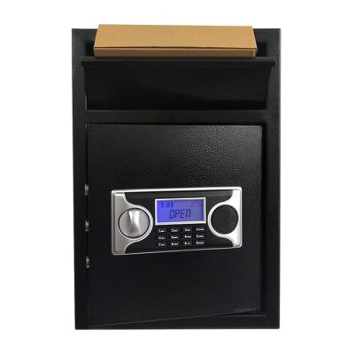 China Digital Money Drop Box Hotel Office Bank Security Lock Safe Deposit for sale