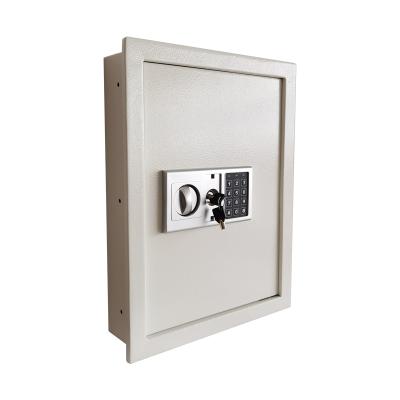 China Cold Rolled Steel Popular Digital HOT Code Wall Mounted Master Storage Hidden In The Wall Safe for sale