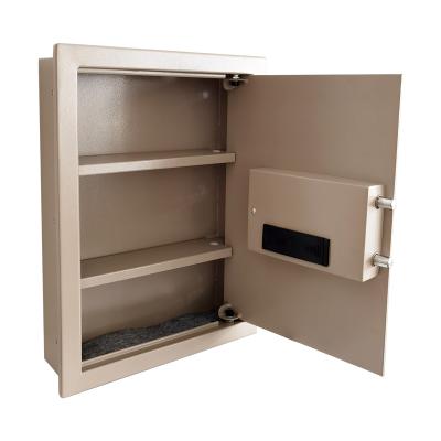 China Cold Rolled Steel Hot Selling Hidden Wall Safe Hidden Wall Biometric Wall Safe Box, Wall Safe Box for sale