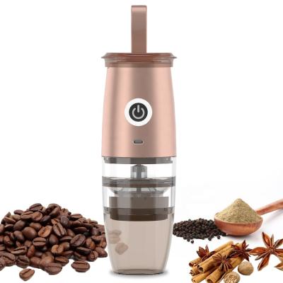 China Amazon Hot Sale 2in1 Car Rechargeable Electric Portable Coffee Grinder for sale